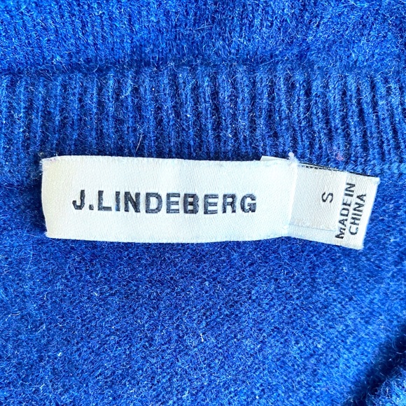 J. LINDEBERG 100% Cashmere V-neck Sweater - Picture 4 of 6